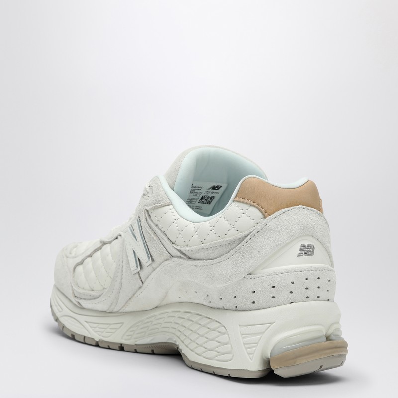 New Balance Off White Quilted 2002r Sneakers In White