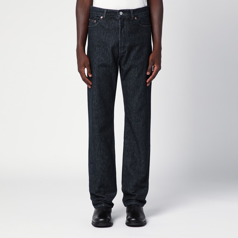 Dark blue denim jeans