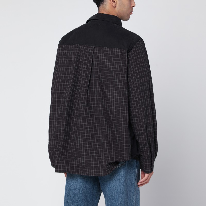 Our Legacy Black Lumberjack-style Check Shirt In Black