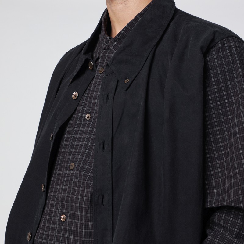 Our Legacy Black Lumberjack-style Check Shirt In Black