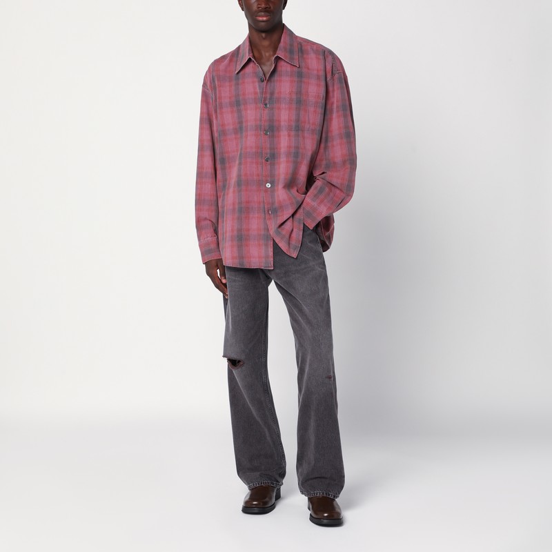 Our Legacy Faded Effect Jeans With Rips In Brown