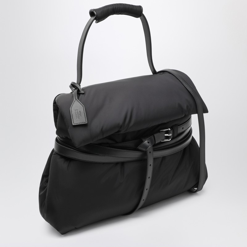 Moschino Medium  Tie Me Handbag In Black