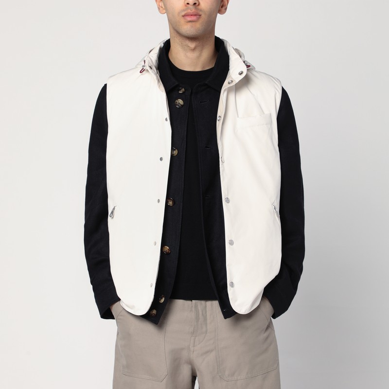 White vest in nylon blend - Brunello Cucinelli - Modalova