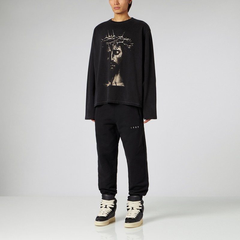 1989 Studio T-shirt Ls Jesus Black In Black