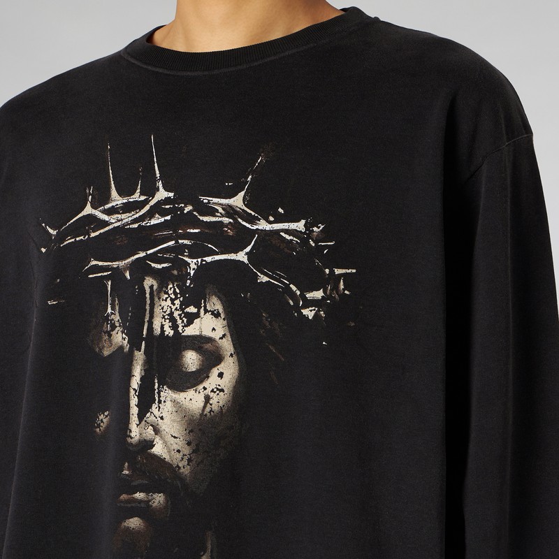 1989 Studio T-shirt Ls Jesus Black In Black