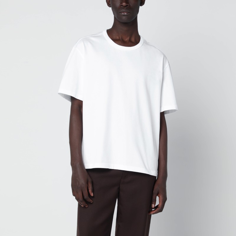 Séfr Mauro White T-shirt In Organic Cotton In White