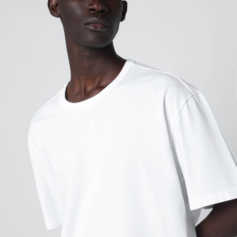 Séfr Mauro White T-shirt In Organic Cotton In White