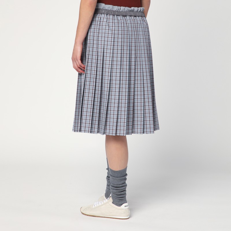 スカート MIU MIU Mottled Box Shaped Skirt MIU MIU Mottled Box Shaped Skirt