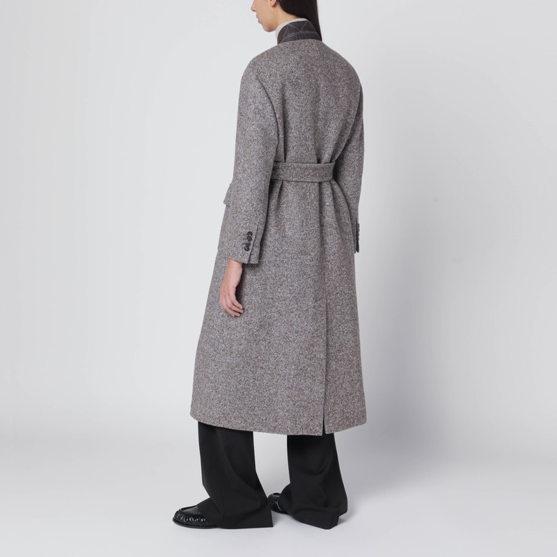 Brunello Cucinelli Coat  Woman Color Brown In Brown