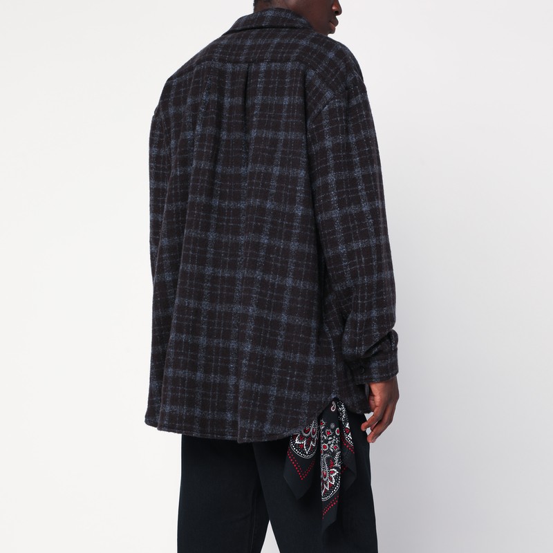 Destin Plaid Wool Shirt Jacket In Multi