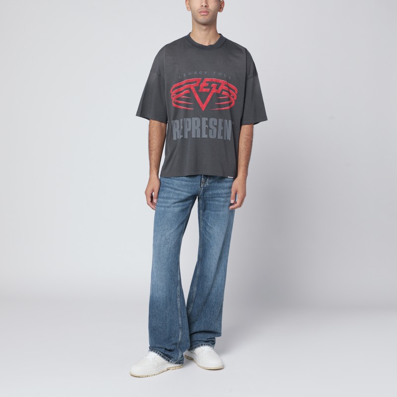 Represent Living Legacy Graphic Print T-shirt In Gray