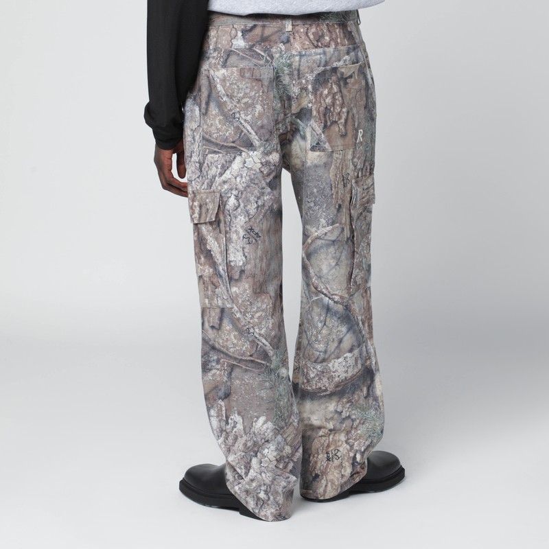 Represent Realtree Camo Cargo Trousers In Green