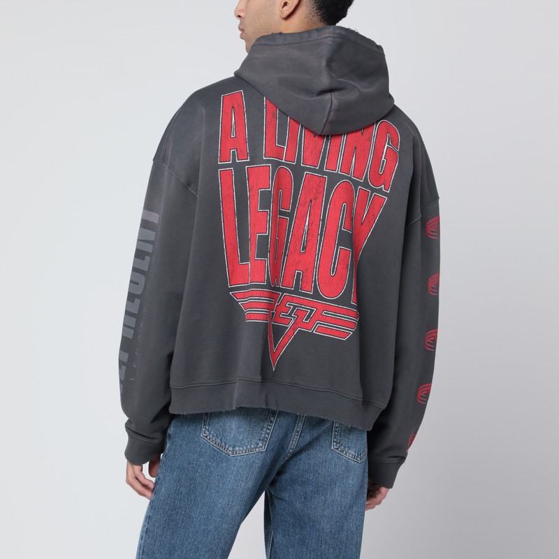Represent Reversible Living Legacy Tour Sweatshirt In Grey In Gray