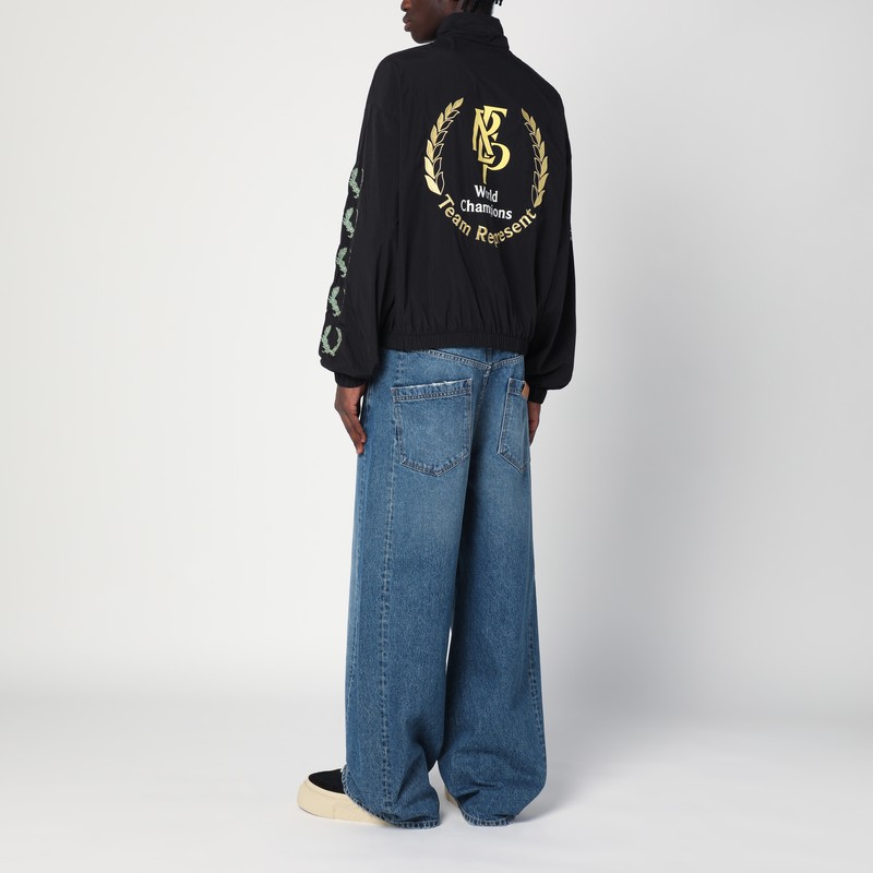 Represent Black 'world Championship' Track Jacket In Black