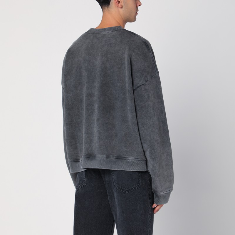 Represent "rep Applique" Sweatshirt In Black