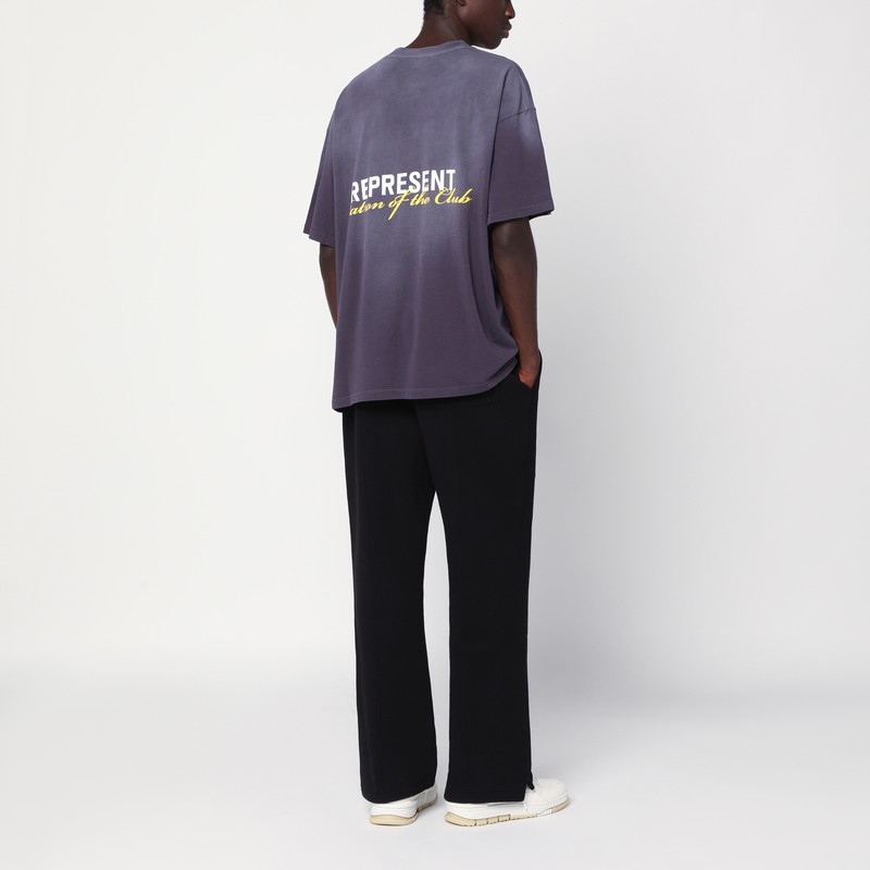 Represent Plum Faded T-shirt With Logo In Purple