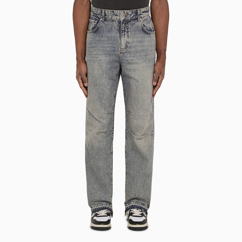 R2 washed-effect denim jeans