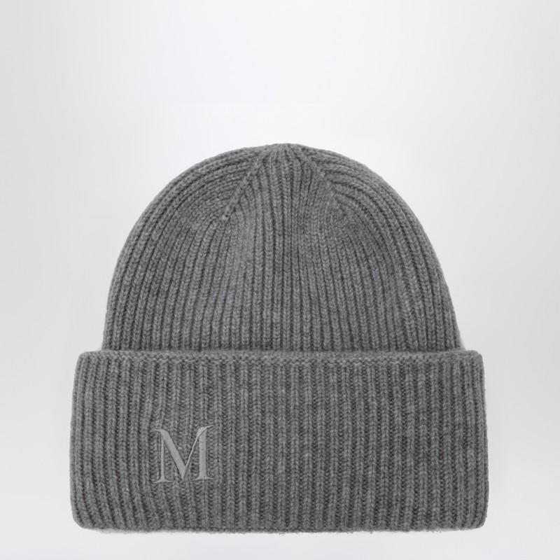 Cashmere Beanie in Light Grey