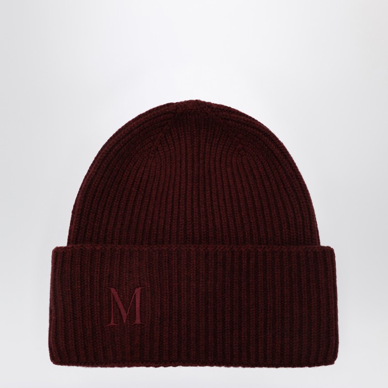 Cashmere Beanie in Raspberry