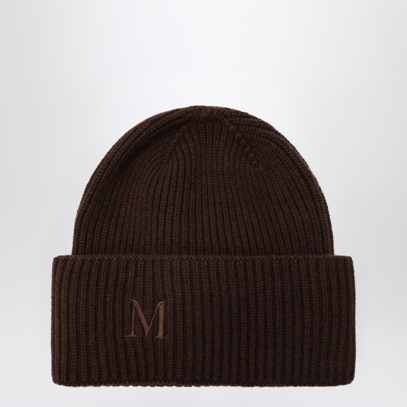 Cashmere Beanie in Brown