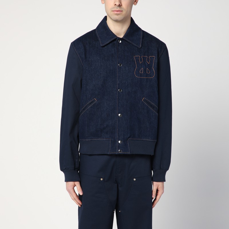 Echo indigo blue denim jacket - Wales Bonner - Modalova