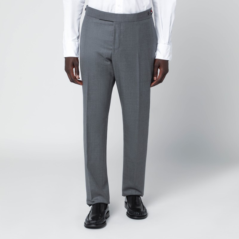 Grey wool trousers