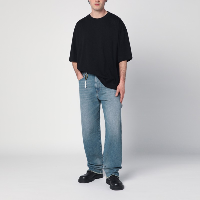 Darkpark Blue Washed-out John Jeans In Light Blue