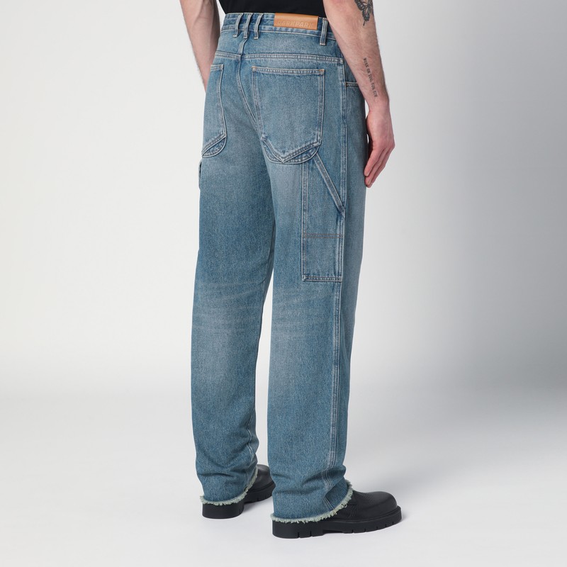 Darkpark Blue Washed-out John Jeans In Light Blue