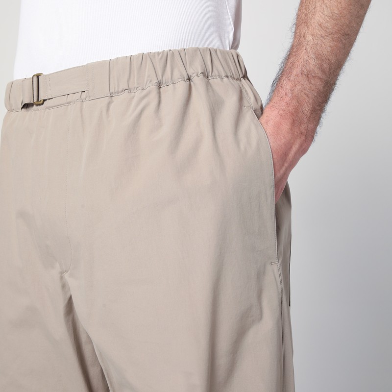 Darkpark Beige Jordan Wide Leg Trousers In Beige