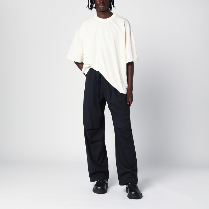 Darkpark Straight-leg Wool Track Pants In Green