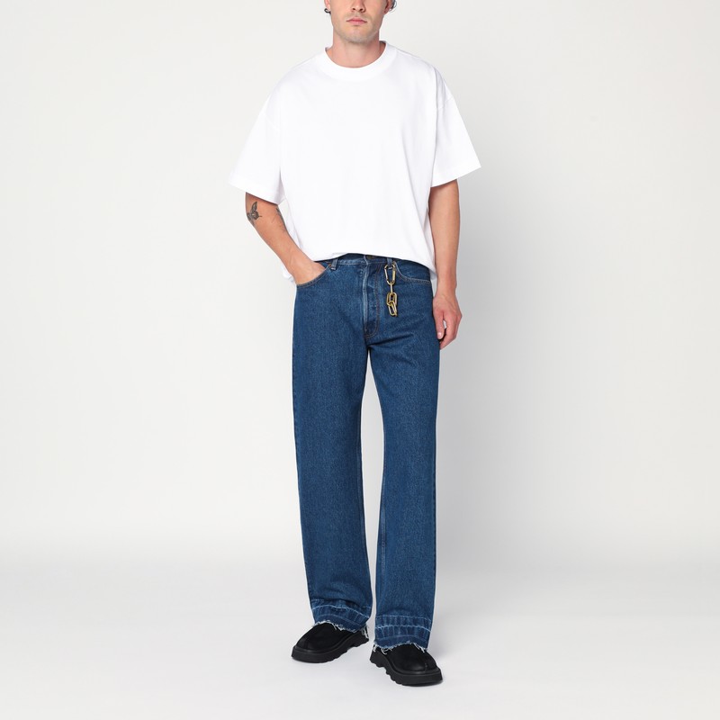 Darkpark Edi Straight-leg Jeans With Keychain In Blue