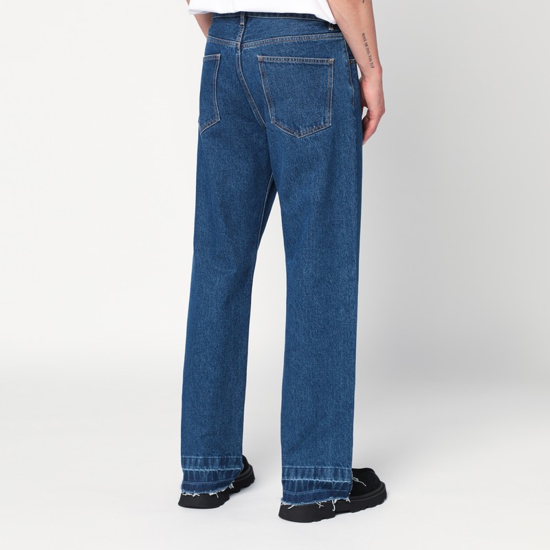 Darkpark Edi Straight-leg Jeans With Keychain In Blue