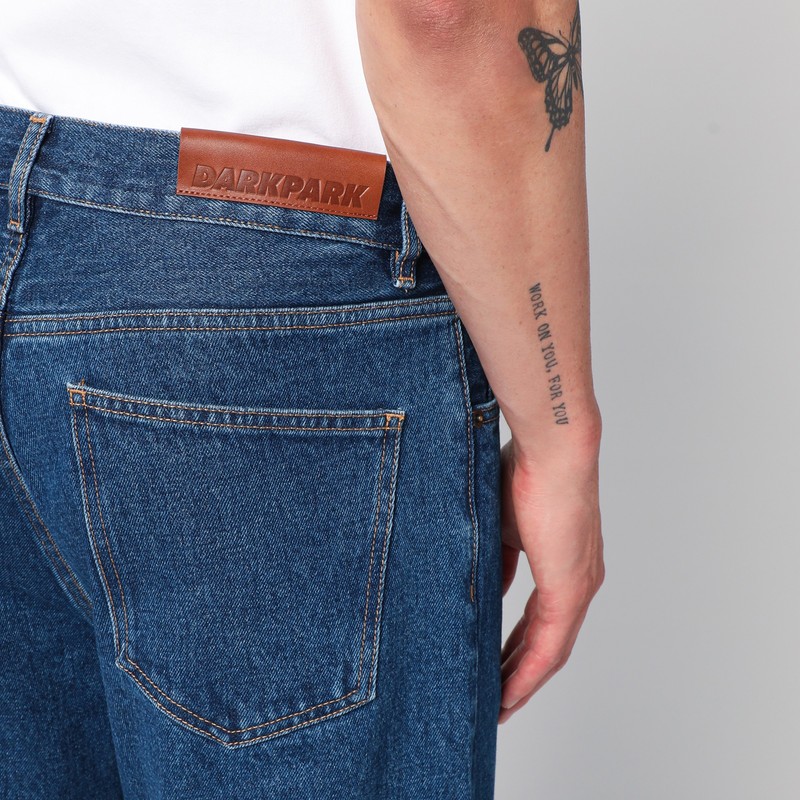 Darkpark Edi Straight-leg Jeans With Keychain In Blue