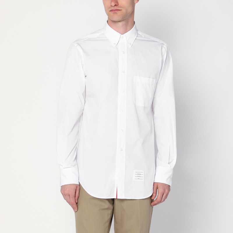 Thom Browne Classic L/s Bd Pc Shirt Cotton Shirt