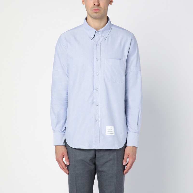 Thom Browne 'oxford Signature Striped Shirt In In Blue