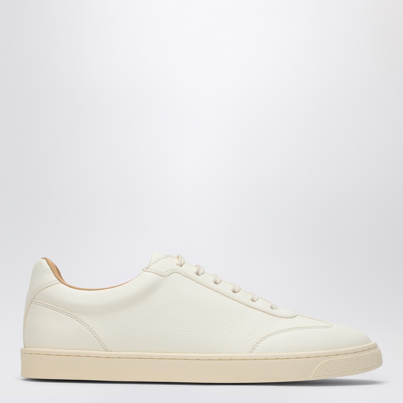Ivory leather sneaker