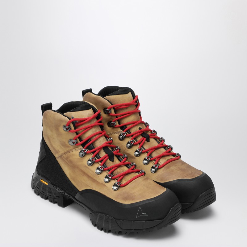 Roa Andreas Honey Lace Up Boot In Brown