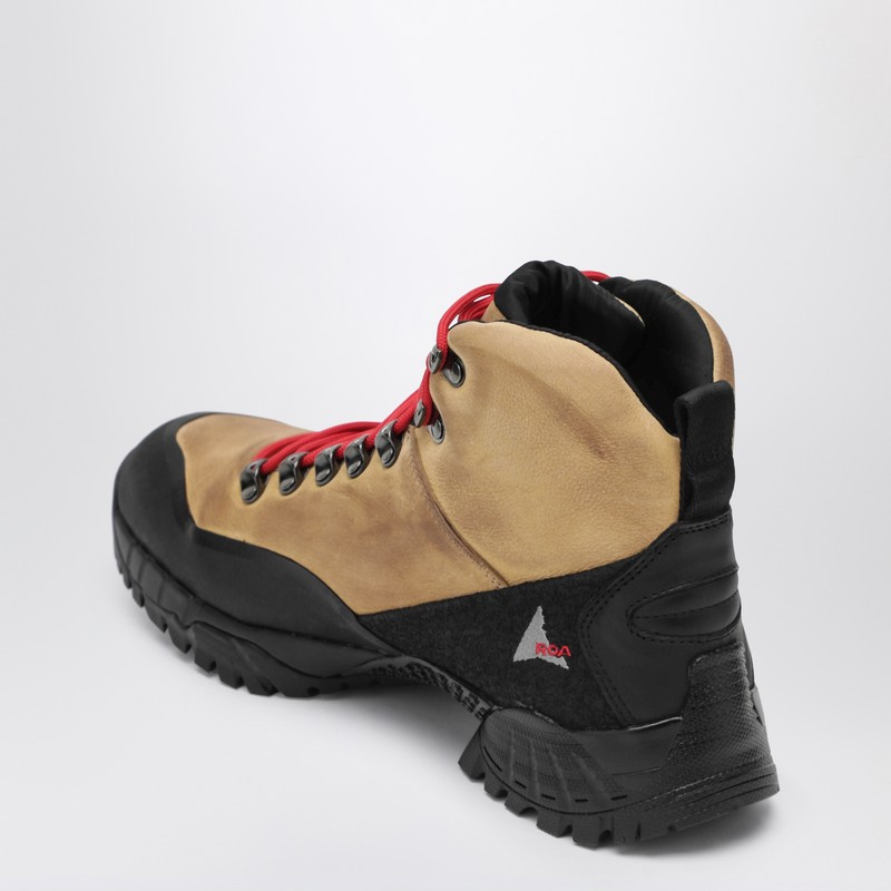 Roa Andreas Honey Lace Up Boot In Brown