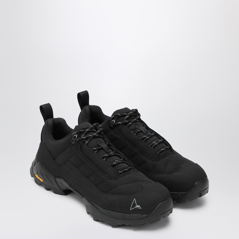 Roa Sneaker Katharina In Mesh And Black Rubber In Black