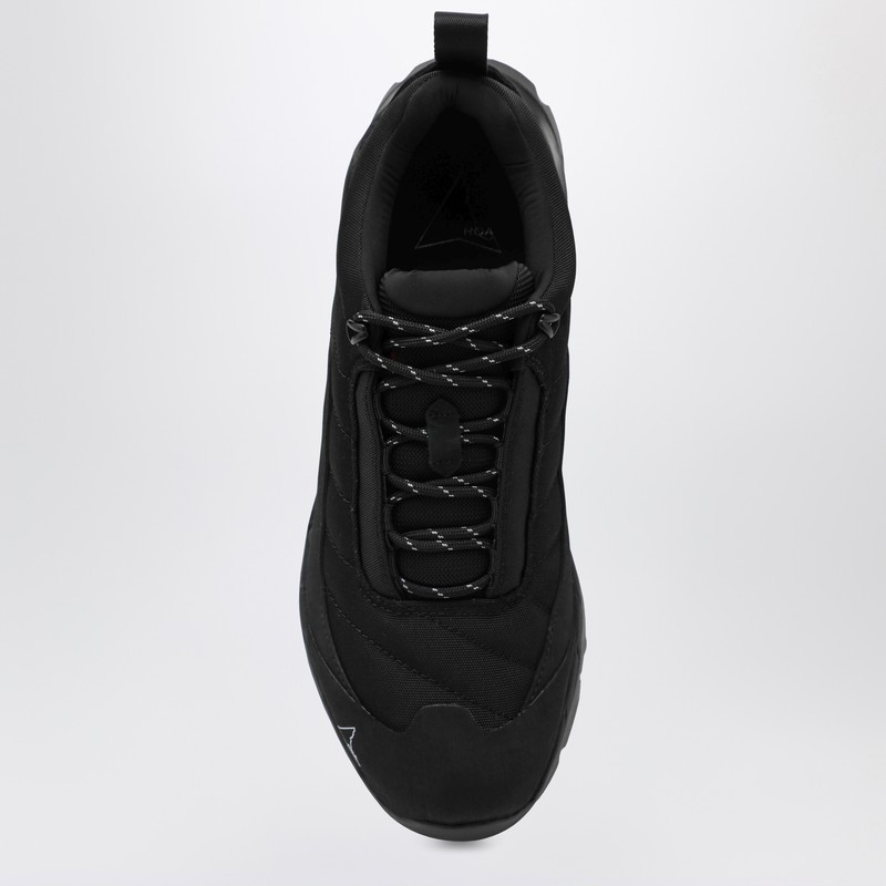 Roa Sneaker Katharina In Mesh And Black Rubber In Black