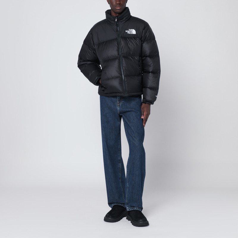 The North Face Retro Nuptse 1996 Black Down Jacket In Black