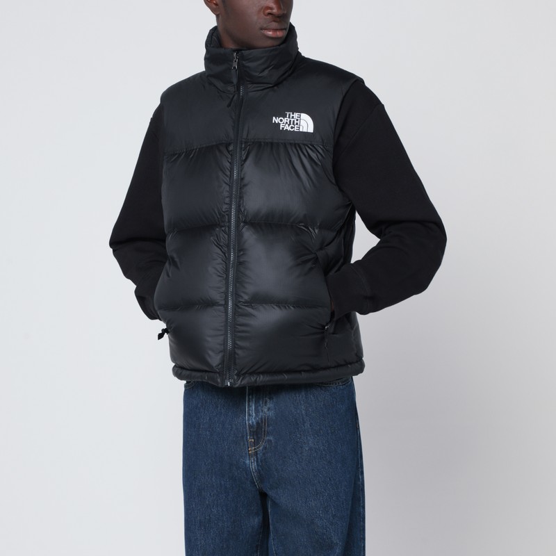 Black 1996 Retro Nuptse gilet