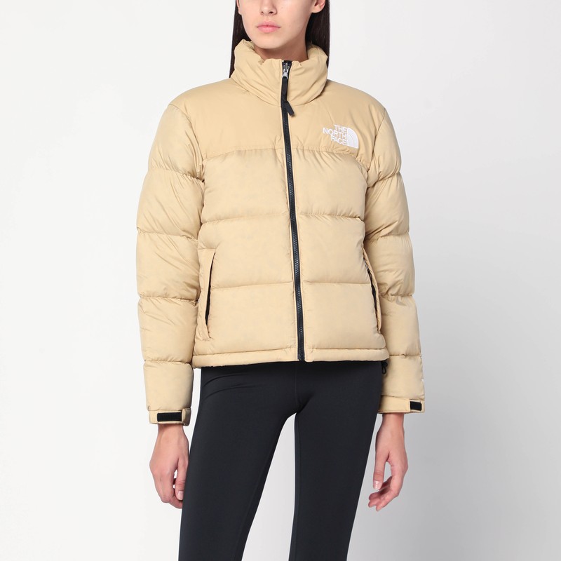 1996 Retro Nuptse Khaki Stone down jacket