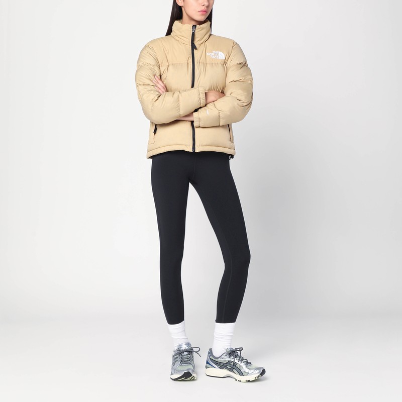 The North Face 1996 Retro Nuptse Khaki Stone Down Jacket In Neutral
