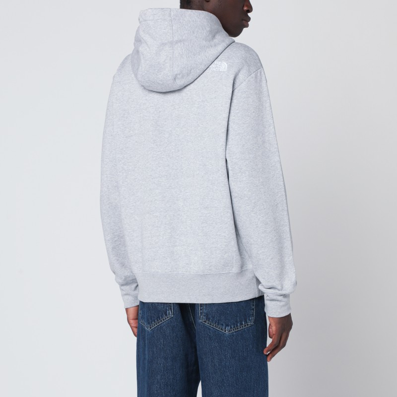 The North Face Light Grey Essential Hoodie In White
