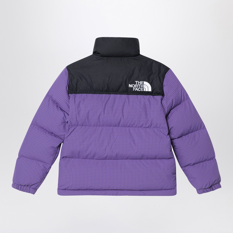 The North Face 1996 Retro Nuptse Hooded Down Jacket In Purple