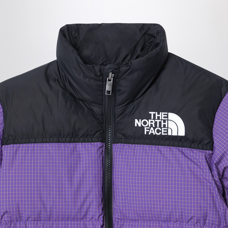 The North Face 1996 Retro Nuptse Hooded Down Jacket In Purple
