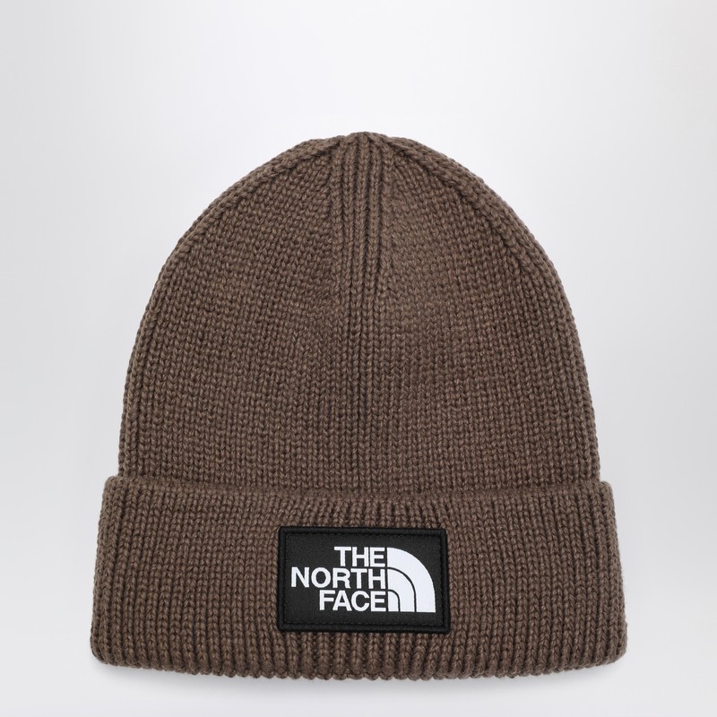 Brown beanie with logo patch - The North Face - Modalova
