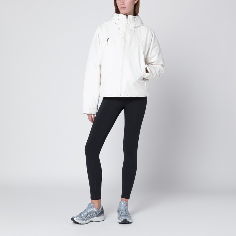 The North Face Mountain Range Hooded Down Jacket Nf0a8dqtny R North Qli1 In White