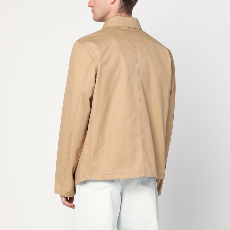 Namacheko Beige Overshirt Jacket In Cotton In Brown